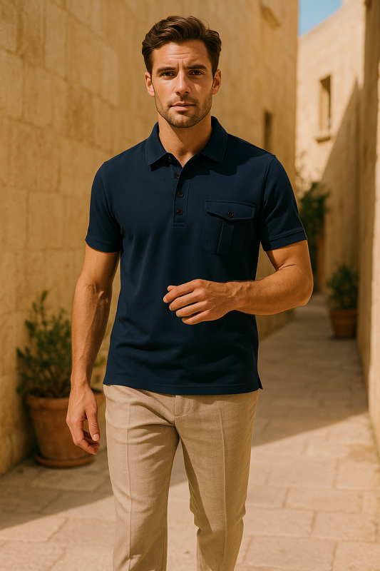 Short-Sleeve Polo Shirt for Men